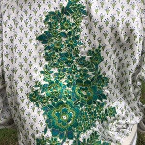 Silk artsy bomber jacket